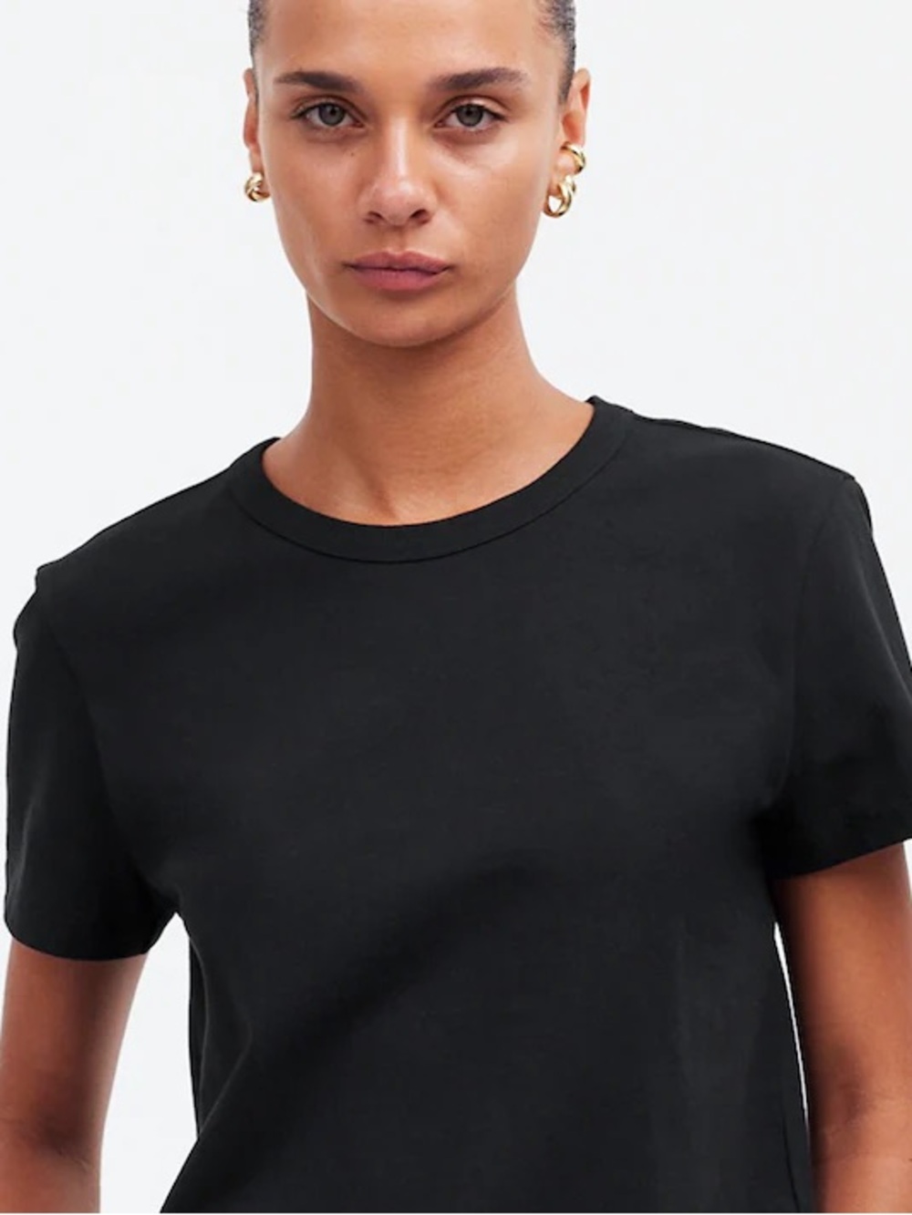 Madewell The Perfect Crewneck Tee in Allday Jersey